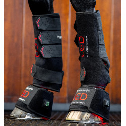 Stinchiere terapeutici Horseware con luce rossa a LED Nero / nero Stinchiere terapeutici Horseware con luce rossa a LED Nero / nero