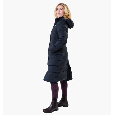 Cappotto lungo imbottito Horseware Verve da donna Nero