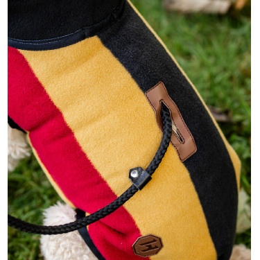 Coperta in pile Horseware Newmarket per cane Oro bianco Coperta in pile Horseware Newmarket per cane Oro bianco