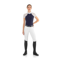 Polo da concorso Florentine Ego7 maniche lunghe donna Marina Blu marino