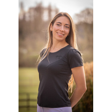 T-shirt Pénélope Techty a maniche corte Grigio