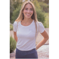 T-shirt Pénélope Techty a maniche corte Ecrù Bianco