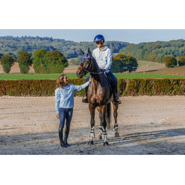 Felpa unisex Equithème Axel Blu / cielo