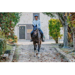 Felpa unisex Equithème Axel Blu / cielo