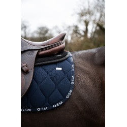 Tappeto GEM Love Blu marino / paillettes