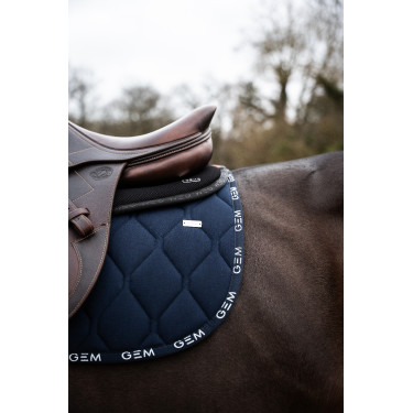 Tappeto GEM Love Blu marino / paillettes