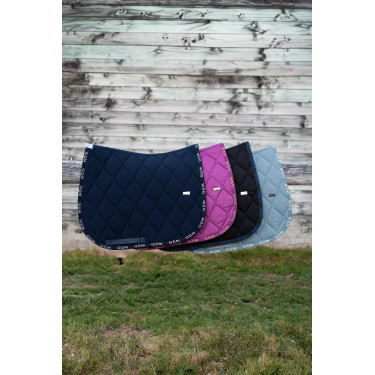 Tappeto GEM Love Blu marino / paillettes