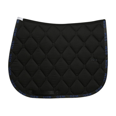 Tappeto GEM Love Nero / blu reale