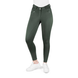Pantaloni Equithème Carly donna Kaki