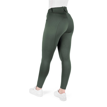 Pantaloni Equithème Carly donna Kaki