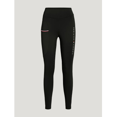 Leggings Tommy Hilfiger Equestrian Elmira donna full grip Nero