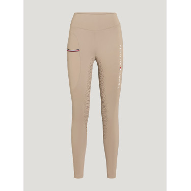 Leggings Tommy Hilfiger Equestrian Elmira donna full grip Beige