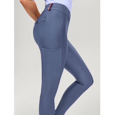 Pantaloni Tommy Hilfiger Equestrian Highland Hybrid donna full grip Indaco délavato Blu