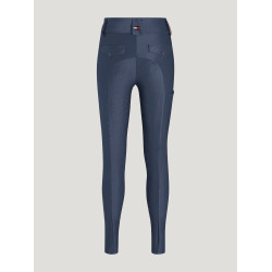 Pantaloni Tommy Hilfiger Equestrian Highland Hybrid donna full grip Indaco délavato Blu
