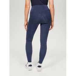 Leggings Tommy Hilfiger Equestrian Amber a vita alta full grip donna Indaco délavato Blu Leggings Tommy Hilfiger Equestrian Amber a vita alta full grip donna Indaco délavato Blu
