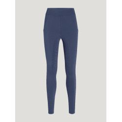 Leggings Tommy Hilfiger Equestrian Amber a vita alta full grip donna Indaco délavato Blu Leggings Tommy Hilfiger Equestrian Amber a vita alta full grip donna Indaco délavato Blu
