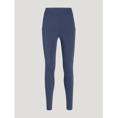 Leggings Tommy Hilfiger Equestrian Amber a vita alta full grip donna Indaco délavato Blu Leggings Tommy Hilfiger Equestrian Amber a vita alta full grip donna Indaco délavato Blu