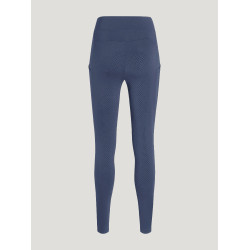 Leggings Tommy Hilfiger Equestrian Amber a vita alta full grip donna Indaco délavato Blu Leggings Tommy Hilfiger Equestrian Amber a vita alta full grip donna Indaco délavato Blu