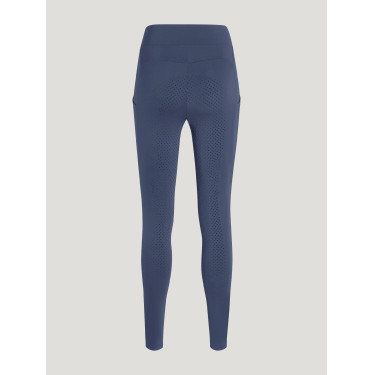 Leggings Tommy Hilfiger Equestrian Amber a vita alta full grip donna Indaco délavato Blu Leggings Tommy Hilfiger Equestrian Amber a vita alta full grip donna Indaco délavato Blu