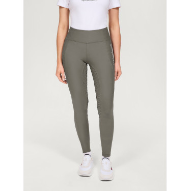 Leggings Tommy Hilfiger Equestrian Devon full grip donna Cenere Blu marino