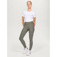 Leggings Tommy Hilfiger Equestrian Devon full grip donna Cenere Blu marino