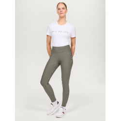 Leggings Tommy Hilfiger Equestrian Devon full grip donna Cenere Blu marino