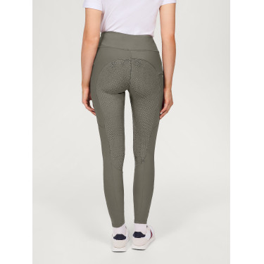 Leggings Tommy Hilfiger Equestrian Devon full grip donna Cenere Blu marino