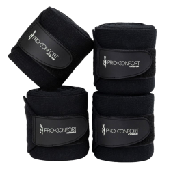 Set di 4 fasce da riposo ProConfort Pim Nero