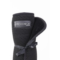 Set di 2 sottobende in rete 3D velluto ProConfort Pilmo Nero