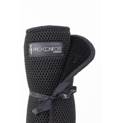 Set di 2 sottobende in rete 3D velluto ProConfort Pilmo Nero