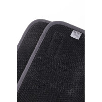 Set di 2 sottobende in rete 3D velluto ProConfort Pilmo Nero