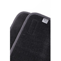 Set di 2 sottobende in rete 3D velluto ProConfort Pilmo Nero