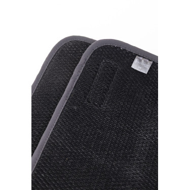 Set di 2 sottobende in rete 3D velluto ProConfort Pilmo Nero