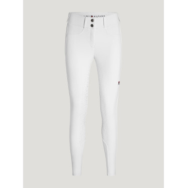 Pantaloni Tommy Hilfiger Equestrian Lea full grip Bianco ottico Pantaloni Tommy Hilfiger Equestrian Lea full grip Bianco ottico