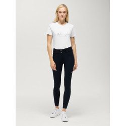 Pantaloni Tommy Hilfiger Equestrian Lea full grip Cielo del deserto Blu