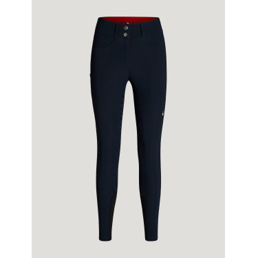 Pantaloni Tommy Hilfiger Equestrian Lea full grip Cielo del deserto Blu