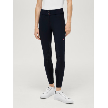 Pantaloni Tommy Hilfiger Equestrian Lea grip al ginocchio donna Cielo del deserto Blu