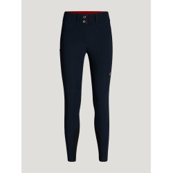 Pantaloni Tommy Hilfiger Equestrian Lea grip al ginocchio donna Cielo del deserto Blu