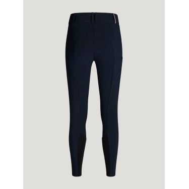 Pantaloni Tommy Hilfiger Equestrian Lea grip al ginocchio donna Cielo del deserto Blu