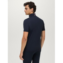 Polo da allenamento Rialto Tommy Hilfiger Equestrian 1/4 zip maniche corte uomo Cielo del deserto Blu Polo da allenamento Rialto Tommy Hilfiger Equestrian 1/4 zip maniche corte uomo Cielo del deserto Blu