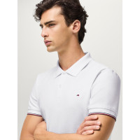 Polo a maniche corte Davis Tommy Hilfiger Equestrian uomo Bianco ottico