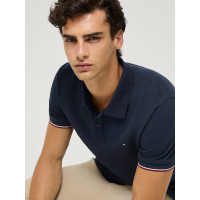 Polo a maniche corte Davis Tommy Hilfiger Equestrian uomo Bianco ottico