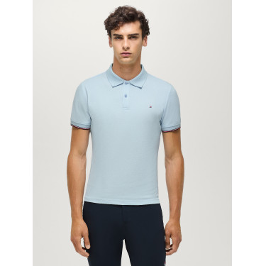 Polo a maniche corte Davis Tommy Hilfiger Equestrian uomo Blu tenue