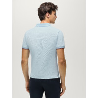 Polo a maniche corte Davis Tommy Hilfiger Equestrian uomo Bianco ottico