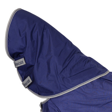 Coperta Bucas Atlantic Exclusive 150 g con copricollo Marina / blu