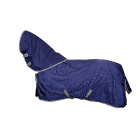 Coperta Bucas Atlantic Exclusive 150 g con copricollo Marina / blu