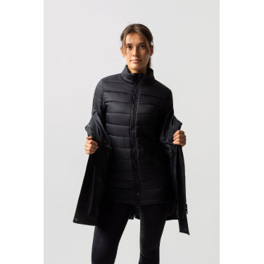Parka piumino 3 in 1 Horze Isabella donna Nero