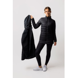 Parka piumino 3 in 1 Horze Isabella donna Nero