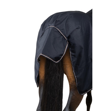 Coperta da esterno Glasgow con fodera in pile ed elementi riflettenti Horze Mirtillo Grigio