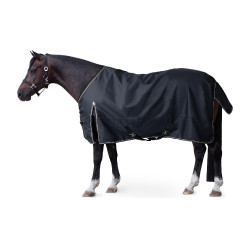 Coperta da esterno Glasgow 300 g pony Horze Mirtillo Grigio